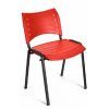 SILLA Auxiliar S/BRAZOS Apilable Asiento Polimero (Rojo)