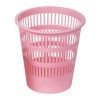 PAPELERA PLASTICA REJILLA 12-Lt  C/Pastel (Rosa)