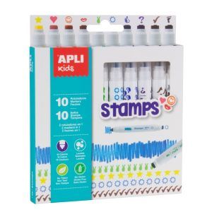 ROTULADORES COLORS & STAMP 10u.