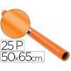 PAPEL CHAROL TREPADO Rollo 25h. 50x65 (NARANJA)