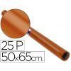 PAPEL CHAROL TREPADO Rollo 25h. 50x65 (MARRON)