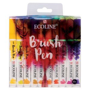 SET ROTULADORES Talen´s Ecoline Brushpen 20-COLORES