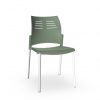 SILLA SPACIO COLECTIVA S/BRAZOS Aluminiz (Verde)