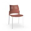 SILLA SPACIO COLECTIVA S/BRAZOS Aluminiz (Coral)