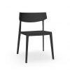SILLA WING POLIPROPILENO 4 PATAS (Negro)