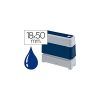 SELLO Printer Brother 18x50mm (Incluye texto) (Azul)