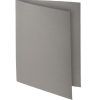 SUBCARPETA CARTULINA Q-Office A-4 180gr. (Gris)