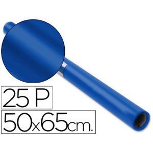 PAPEL CHAROL TREPADO Rollo 25h. 50x65 (AZUL)