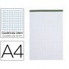 BLOCS de NOTAS Fº/A4 CUADROS 4mm Perforado