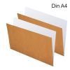 SUBCARPETA CARTULINA Q-Office A-4 240gr. (Kraft-BICOLOR)