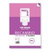 RECAMBIO PAPEL Fº Cuadros 3x3mm 4-Taladros 100-H 90gr