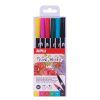 ROTULADOR APLI DUO Punta Pincel Set-6u.