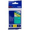 CINTA ROTULAR Brother 12mm Laminada Verde/Negro