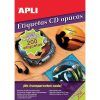 ETIQUETA CD´S 117mm Ink/Las/Cop Permanen. 25H=50u. OPACAS