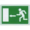 PLACA Salvamento-Evacuacion 210x300 Luminicente Verde