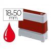 SELLO Printer Brother 18x50mm (Incluye texto) (Rojo)