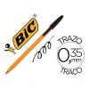 BOLIGRAFO Bic NARANJA P/Fina 0,35mm (NEGRO)