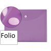 SOBRE Polip. Fº ECOPLAS C/Velcro 12 Uds (Violeta)