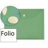 SOBRE Polip. Fº ECOPLAS C/Velcro 12 Uds (Verde)