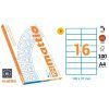 ETIQUETA Mattio 105x37 A-4 Ink/Laser/Copy. 16x100H=1600u