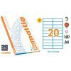 ETIQUETA Mattio 105x29 A-4 Ink/Laser/Copy. 20x100H=2000u