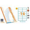 ETIQUETA Mattio 105x42,4 A-4 Ink/Laser/Copy. 14x100H=1400u