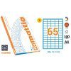ETIQUETA Mattio 38x21,2 A-4 Ink/Laser/Copy. 65x100H=6500u