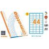 ETIQUETA Mattio 48,5x25,4 A-4 Ink/Laser/Copy. 44x100H=4400u