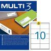 ETIQUETA Multi-3 105x57 A-4 Ink/Laser/Copy 500-H