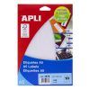 ETIQUETA A-5 Ink/Las/Cop/Man 42x74,6 C/Recto 15H=150u.