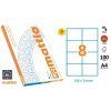 ETIQUETA Mattio 105x74 A-4 Ink/Laser/Copy. 8x100H=800u