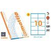 ETIQUETA Mattio 105x57 A-4 Ink/Laser/Copy. 10x100H=1000u