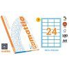 ETIQUETA Mattio 64,6x33,8 A-4 Ink/Laser/Copy. 24x100H=2.400u