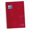 CUADERNO Oxford Touch A4+ Cuadros 5x5 80H (Rojo)