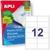 ETIQUETA Apli 97x42,4 A-4 Ink/Laser/Copy. 12x100H=1200u.