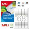 ETIQUETA Apli 48,5x16,9 A-4 Ink/Laser/Copy. 68x100H=6800