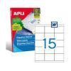 ETIQUETA Apli 70x50,8 A-4 Ink/Laser/Copy. 15x100H=1500u.