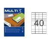 ETIQUETA Multi-3 52x29 Ink/Laser/Copy 40x100H=4000u