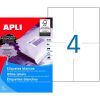 ETIQUETA Apli A-4 105x148 Ink/Laser/Copy. (10-H) 40u.
