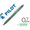 BOLIGRAFO Pilot Frixion 0,7mm CLIKER Borrable (Verde Lima)