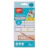 ETIQUETAS Apli ADHESIVAS PLASTIFICADAS 35U.