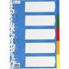 SEPARADOR 5-H Fº Multitaladro PVC Transp. XS