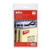 COLGADOR ADHESIVO 34x48 PLASTICO B/100u.
