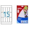 ETIQUETA A-5 Ink/Las/Cop/Man 26x54 C/Romo 15H=225u.