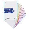 RECAMBIO Oxford Cuadro A4 160H 10 COLORES 90G