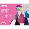 BLOCS PAPEL CARTULINA GLITTER Apli 32x24 COLORES 6-H