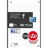 RECAMBIO Oxford A-4 CUADROS 5x5 100+20-H 4-T