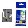 CINTA ROTULAR Brother TZ 12mm x 8mt  FONDO/Blanco (Negro)