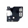 CINTA ROTULAR Compatible Dymo (D1) 12mm x7mt (Negro,Blanco)