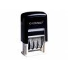 FECHADOR PRINTY Q-Connect 4mm Entintaje Automat. NEGRO